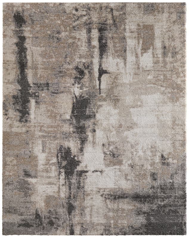 Richmond Modern Abstract, Tan/Grey