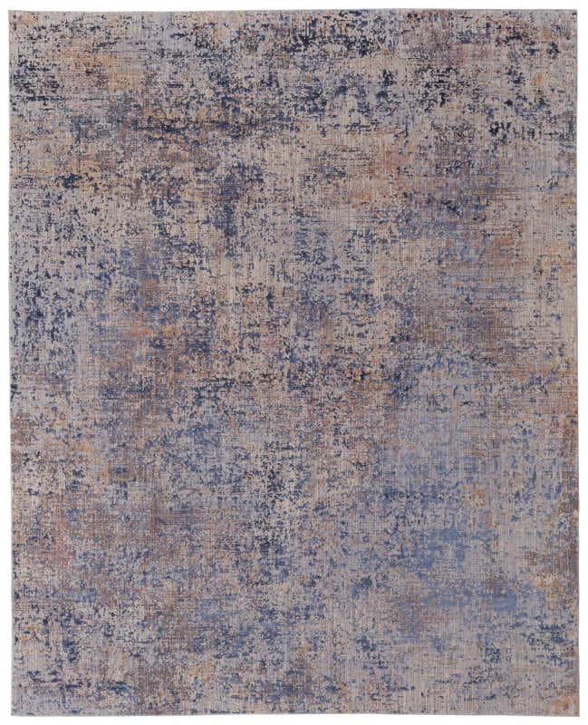 Pryor Modern WaterColour, Blue/Tan/Brown