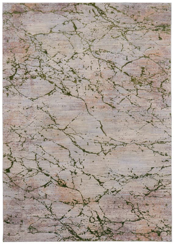Pryor Modern Abstract, Taupe/Green/Tan