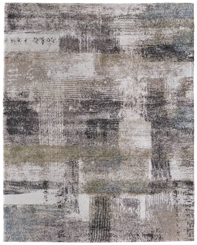 Skyview Modern Abstract, Grey/Taupe/Ivory