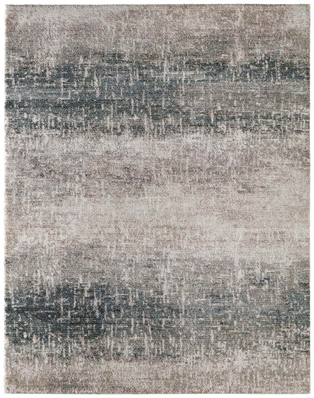 Richmond Modern Abstract, Ivory/Blue/Green