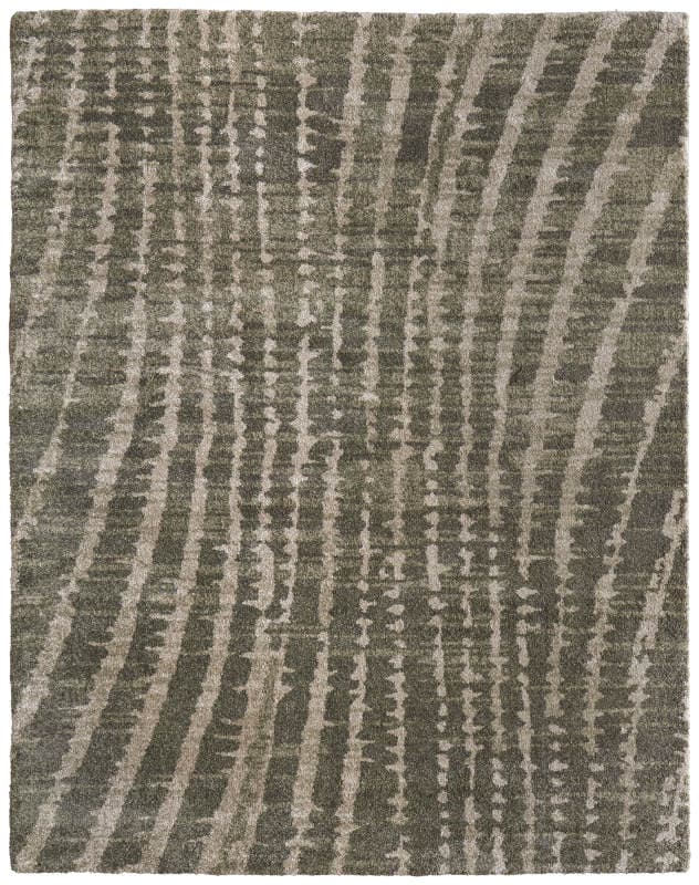 Skyview Modern Abstract, Green/Tan