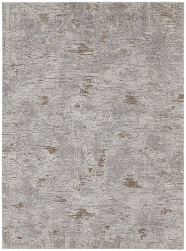 Vancouver Modern Abstract, Ivory/Grey/Tan