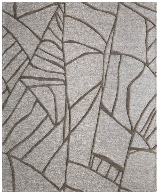 Kimball Transitional Abstract, Grey/Taupe/Ivory