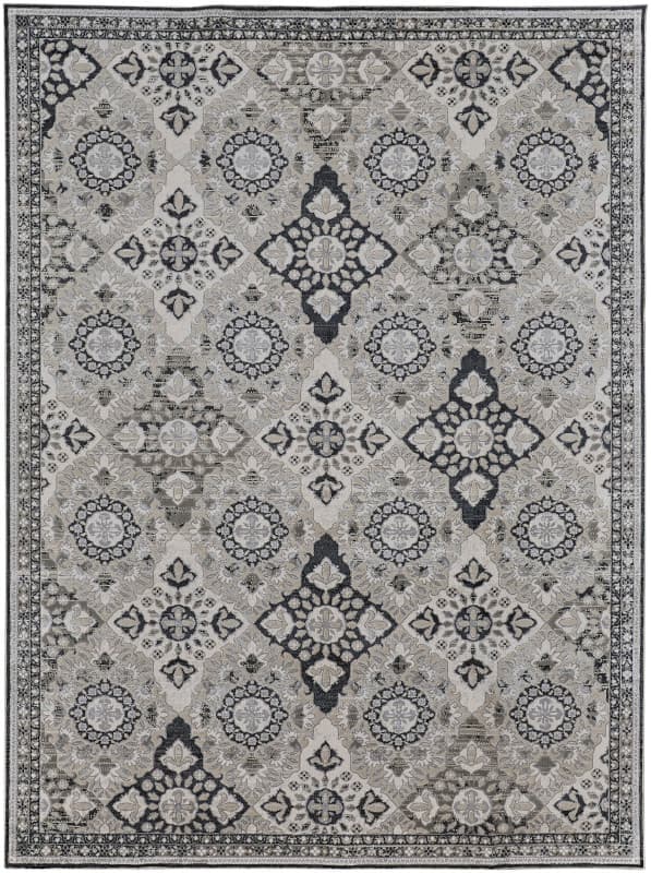 Macklaine Transitional Geometric, Grey/Black