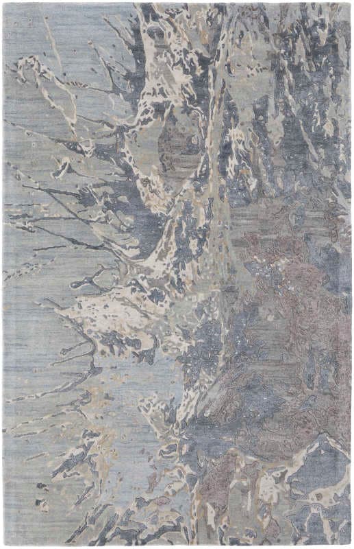Zarah Modern WaterColour, Blue/Taupe/Green