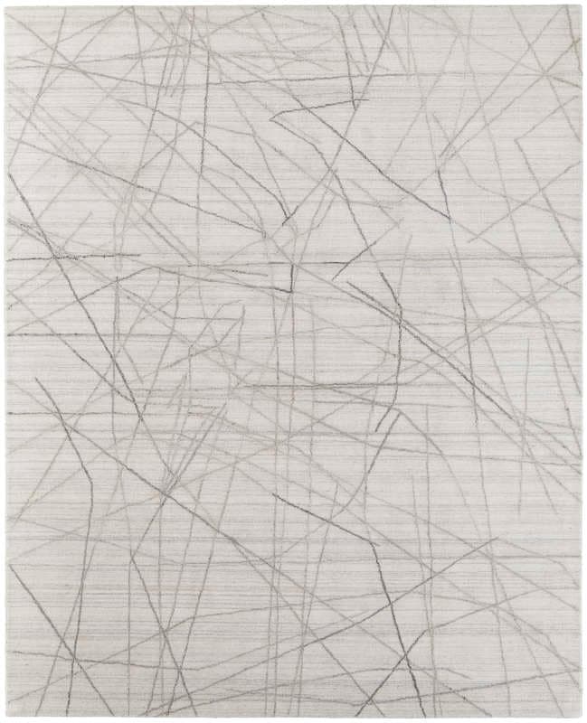 Whitton Modern Abstract, Ivory/Grey