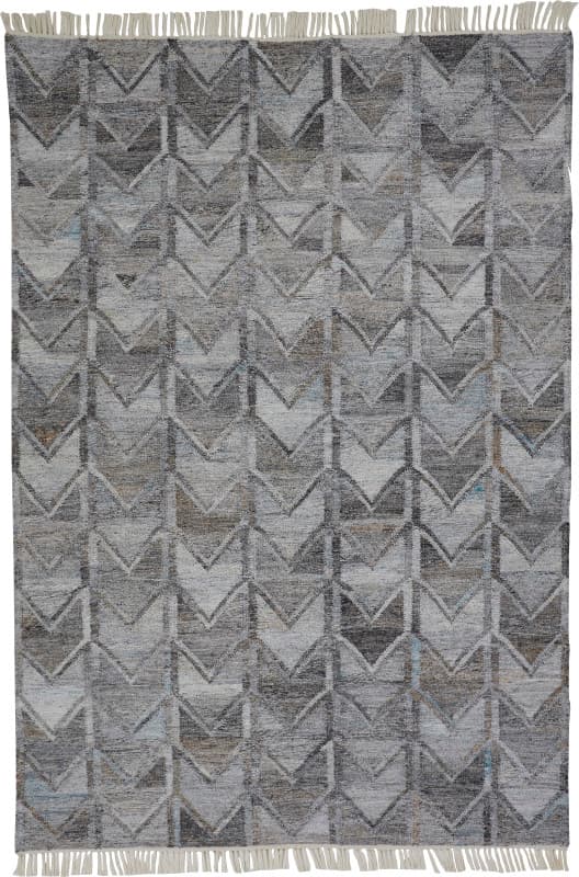 Beckett Transitional Herringbone, Grey/Silver/Taupe