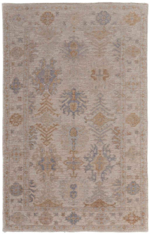 Wendover Transitional Oriental, Ivory/Tan/Blue