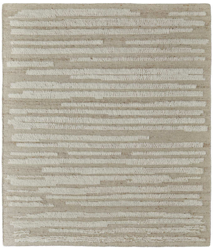 Ashby Transitional Stripes, White/Tan