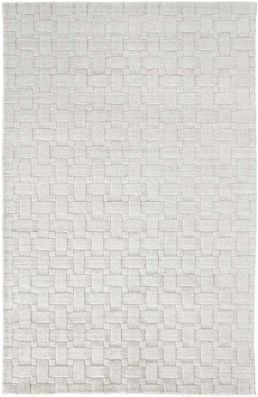 Redford Transitional Solid, White/Silver