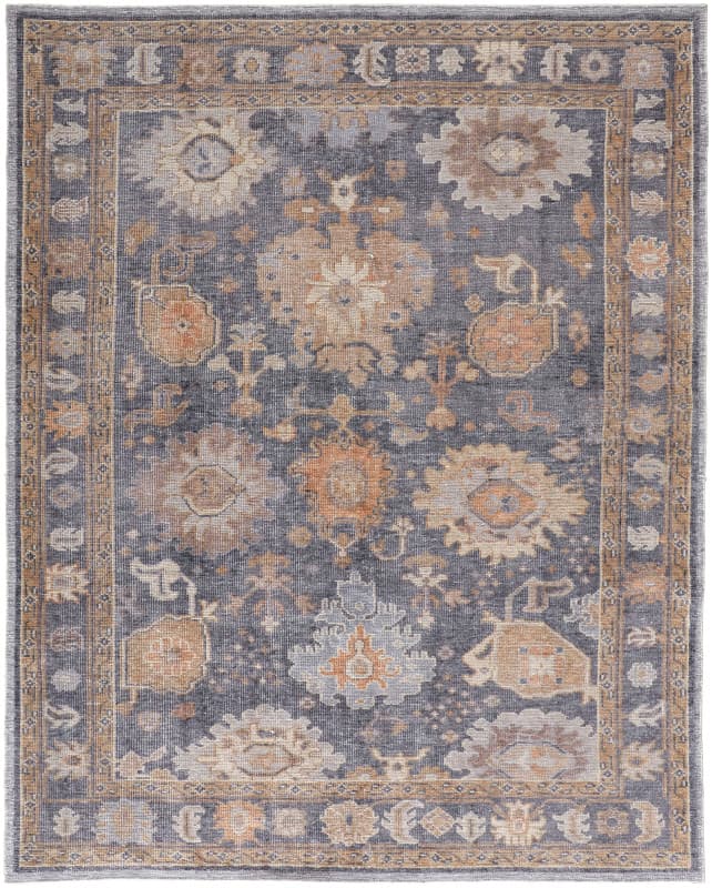 Wendover Transitional Oriental, Grey/Blue/Tan
