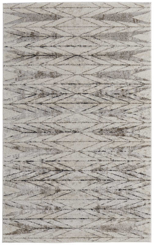 Vancouver Modern Geometric, Ivory/Tan/Brown