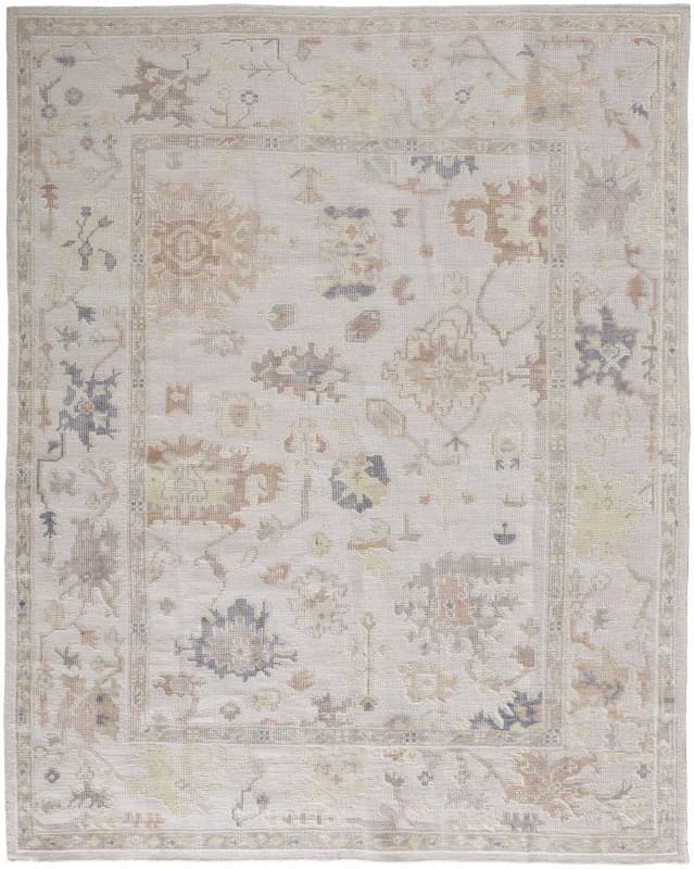 Wendover Transitional Floral & Botanical, Tan/Ivory/Orange