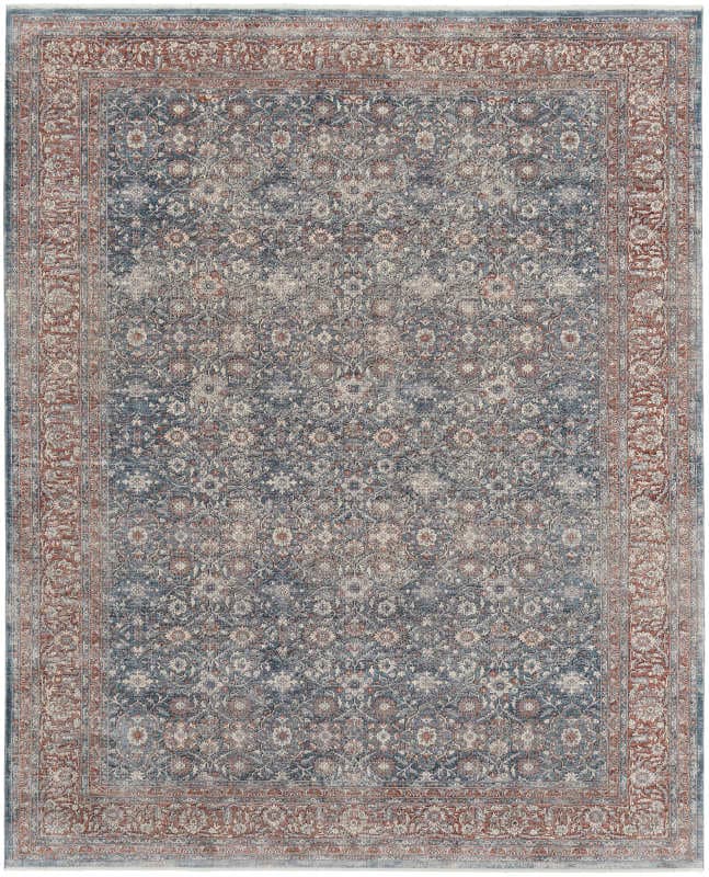 Marquette Transitional Oriental, Blue/Red