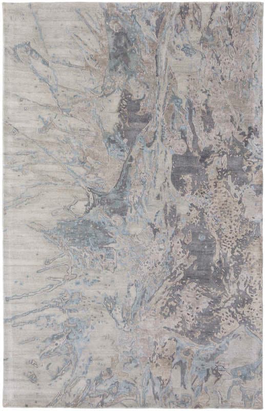 Zarah Modern WaterColour, Grey/Tan/Blue