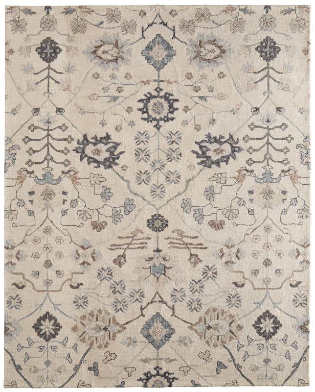 Springfield Transitional Floral & Botanical, Ivory/Tan/Grey