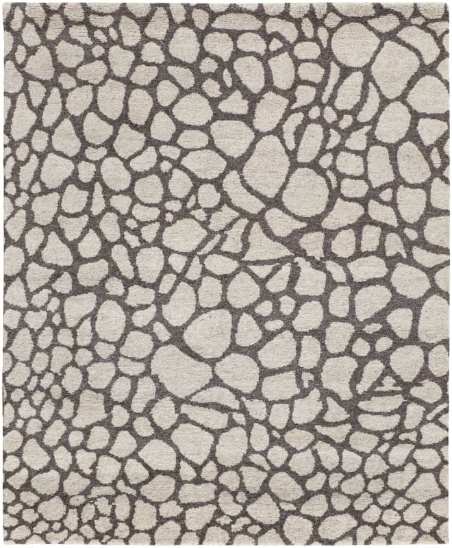 Belden Transitional Abstract, Ivory/Grey