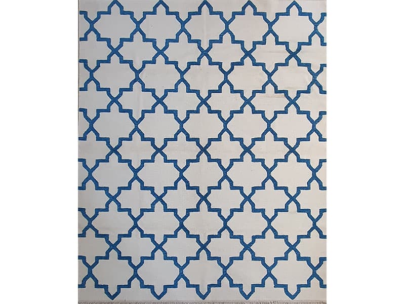 Text Wool Dhurrie 4