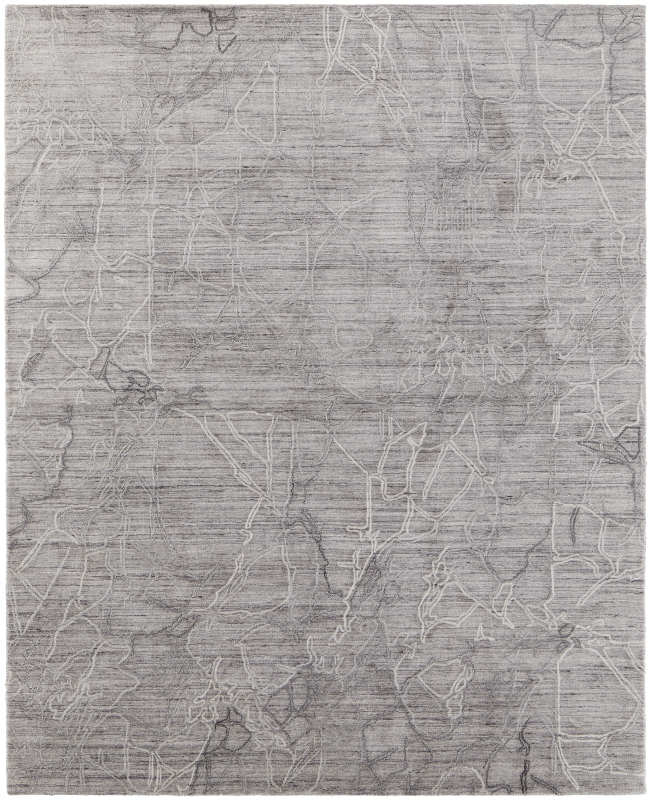 Whitton Modern Abstract, Grey/Tan/Ivory