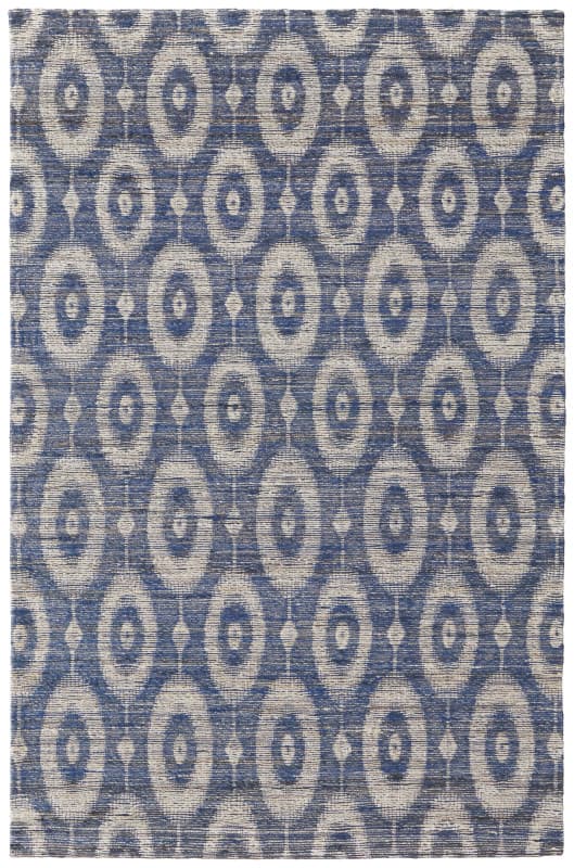 Lilliana Transitional Geometric, Blue/Grey/Tan
