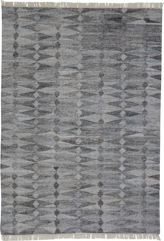 Beckett Transitional Moroccan, Grey/Silver/Ivory