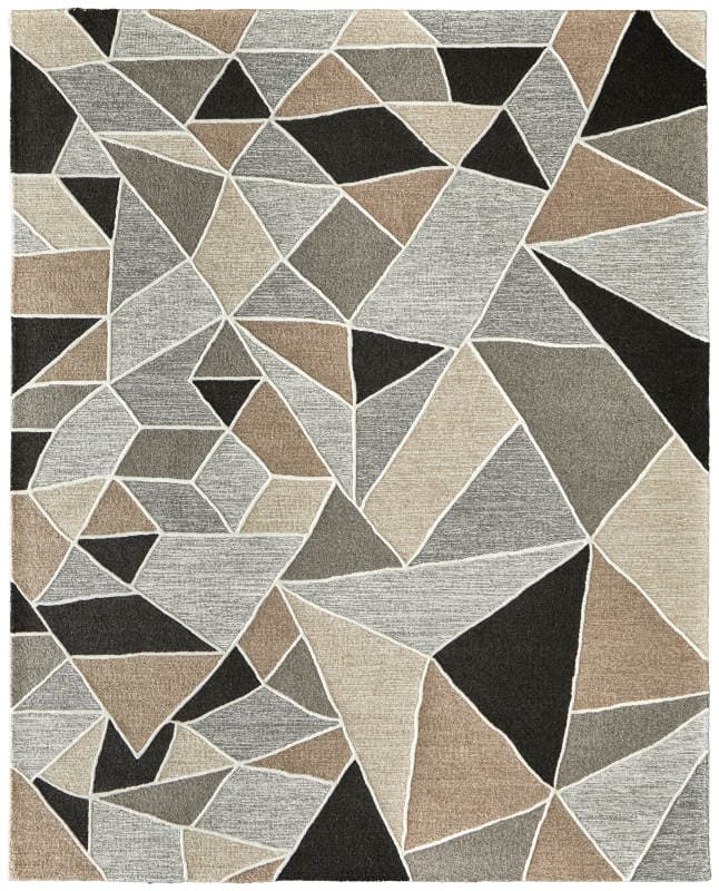 Kimball Transitional Abstract, Grey/Black/Brown