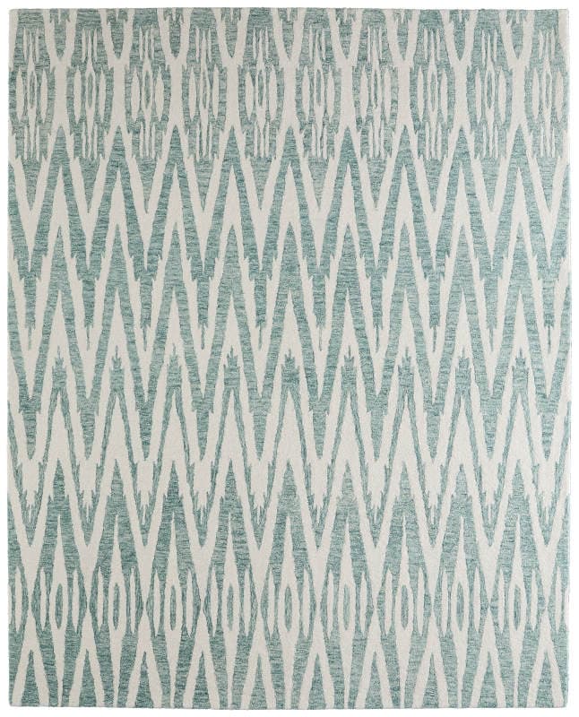 Wallace Modern Chevron, Blue/White