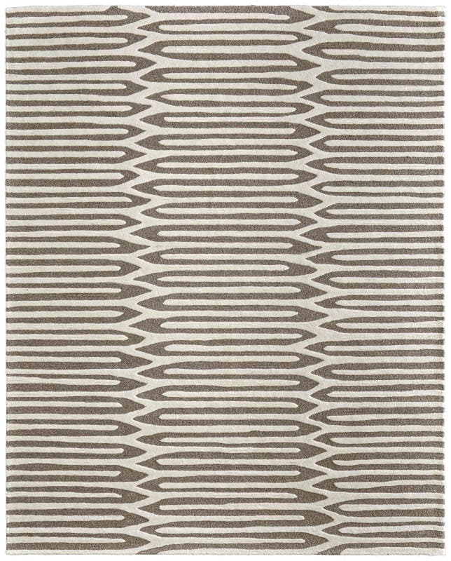 Kimball Transitional Abstract, Taupe/Ivory