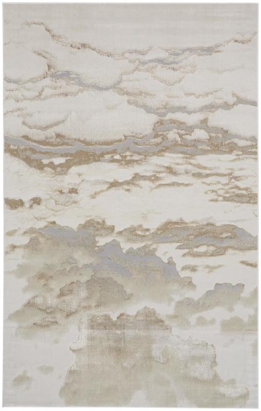 Aura Modern Abstract, Ivory/Tan/Grey