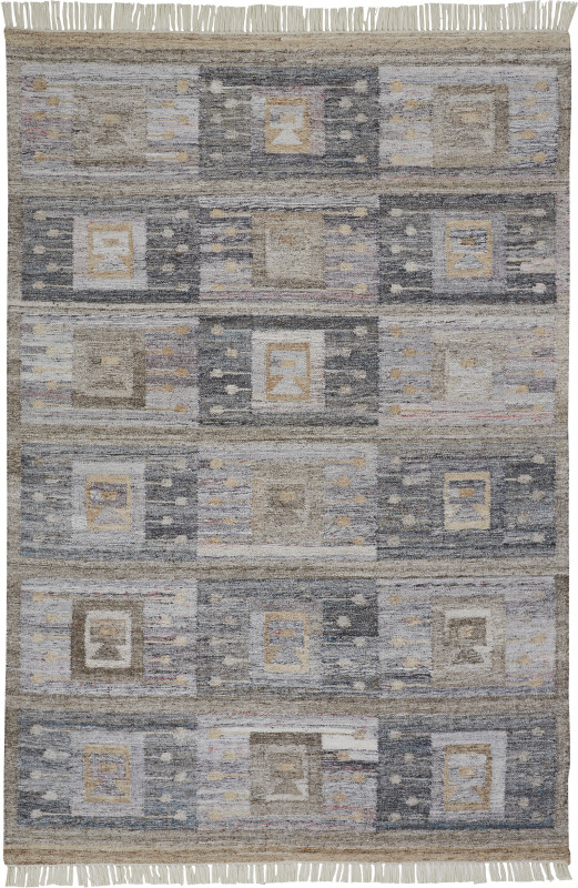 Beckett Transitional Moroccan, Grey/Taupe/Tan