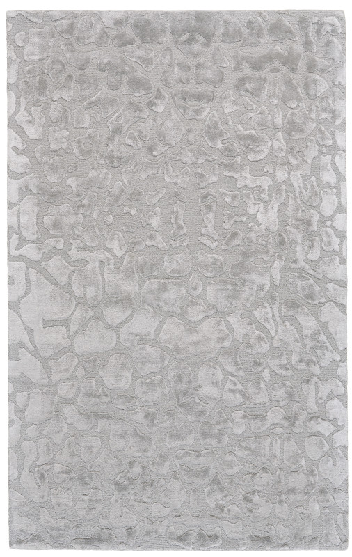 Mali Modern Abstract, Grey/Silver