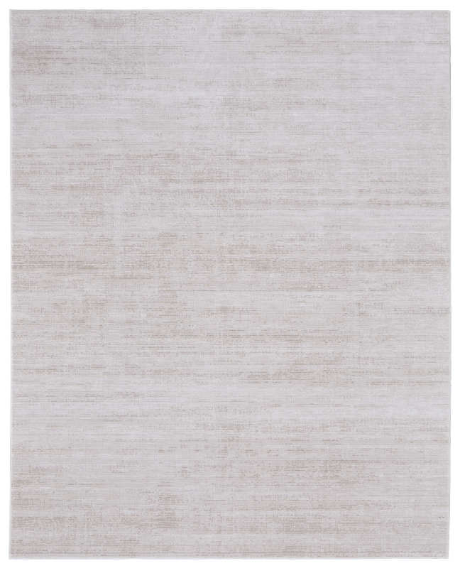 Deja Modern Solid, Ivory/Silver