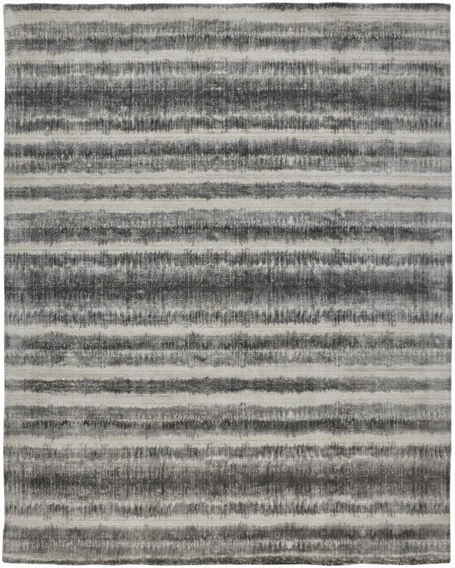 Mackay Transitional Stripes, Grey/Ivory/Black