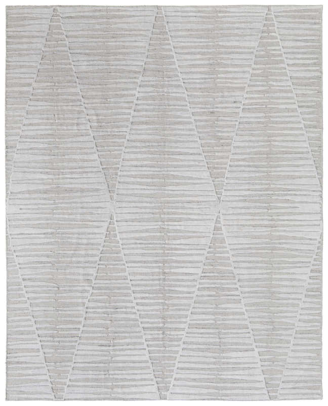 Elias Modern Geometric, Ivory/Tan