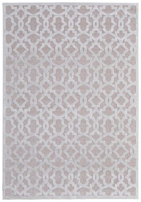 Saphir Mira Modern Geometric, Pink/White