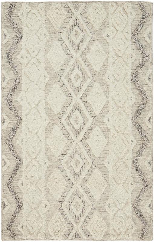 Anica Transitional Geometric, Ivory/Taupe/Grey Anica Transitional Geometric, Ivory/Taupe/Grey