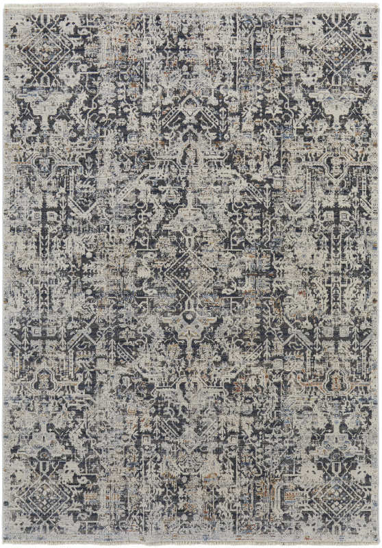 Kaia Transitional Distressed, Ivory/Grey/Taupe