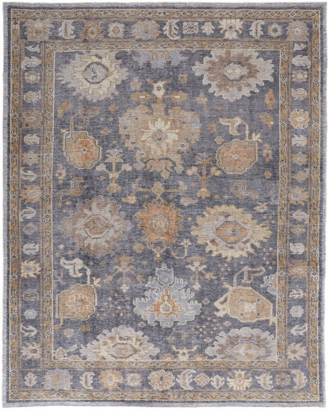 Wendover Transitional Oriental, Grey/Blue/Tan Wendover Transitional Oriental, Grey/Blue/Tan