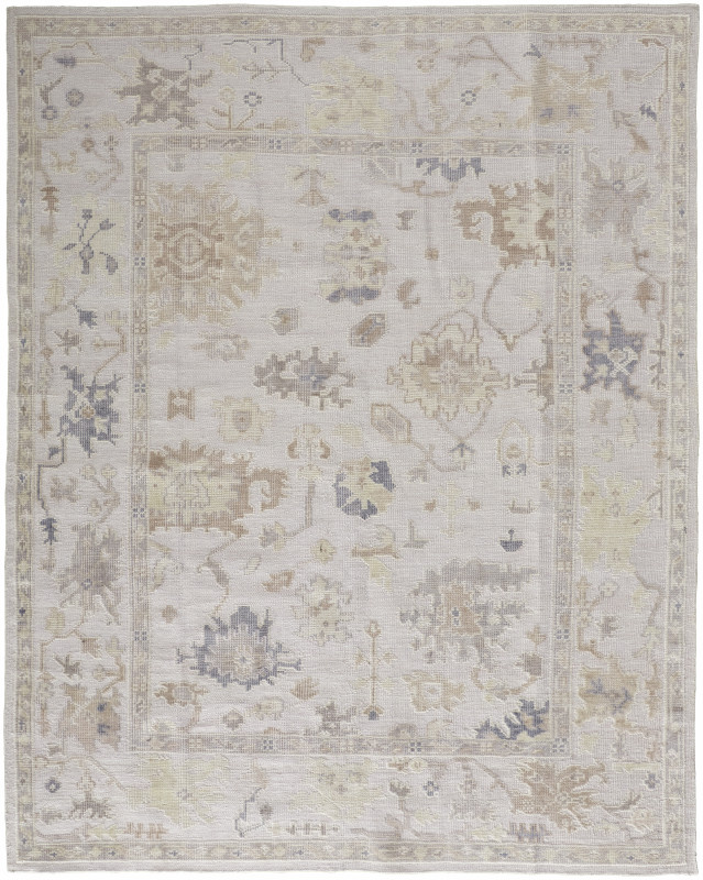 Wendover Transitional Floral & Botanical, Tan/Ivory/Orange Wendover Transitional Floral & Botanical, Tan/Ivory/Orange