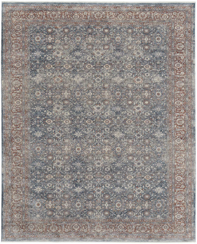 Marquette Transitional Oriental, Blue/Red Marquette Transitional Oriental, Blue/Red
