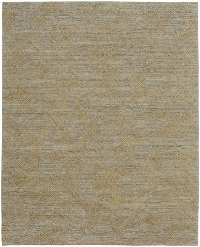 Taunton Transitional Abstract, Gold/Grey