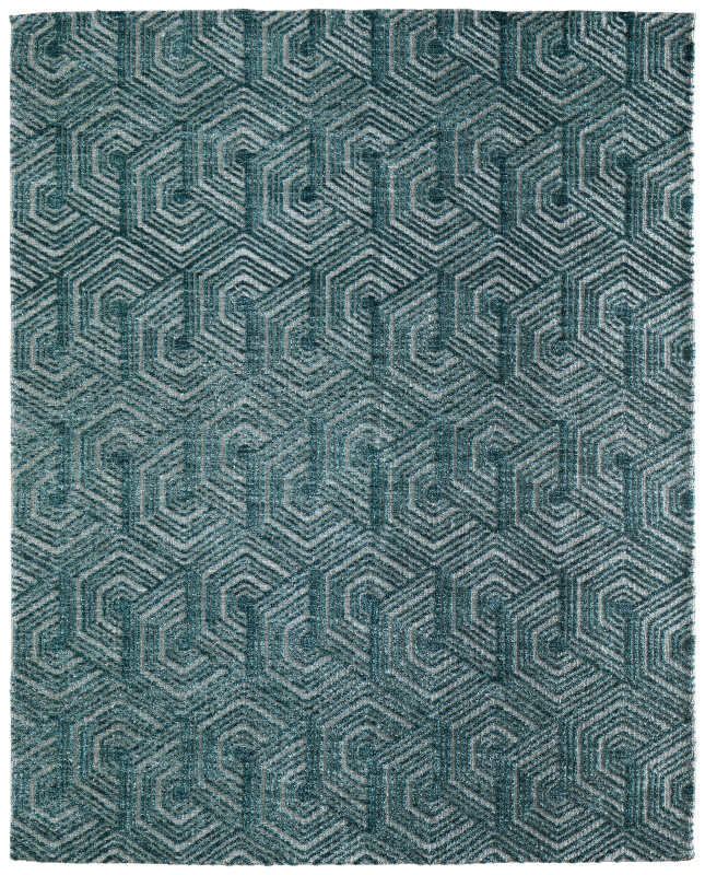 Colton Modern Geometric, Blue
