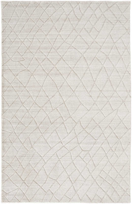 Redford Transitional Solid, Ivory/Grey