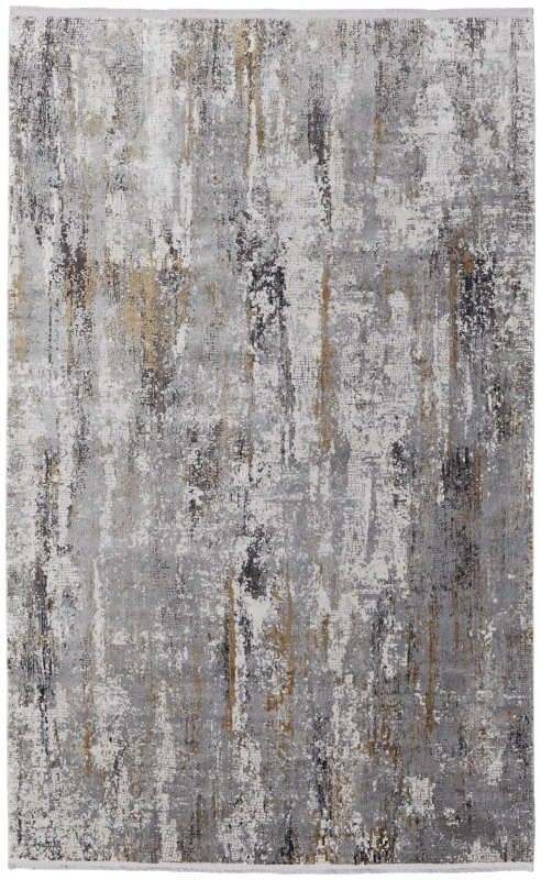 Cadiz Modern Abstract, Ivory/Grey/Gold