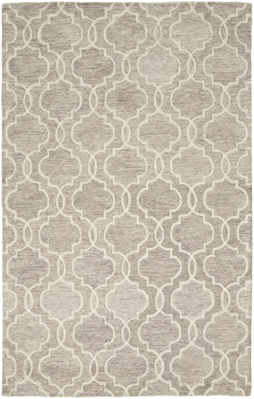 Belfort Transitional Trellis & Lattice, Grey/Ivory