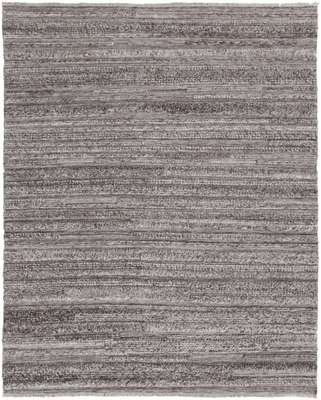Alden Transitional Stripes, Taupe/Brown/Ivory
