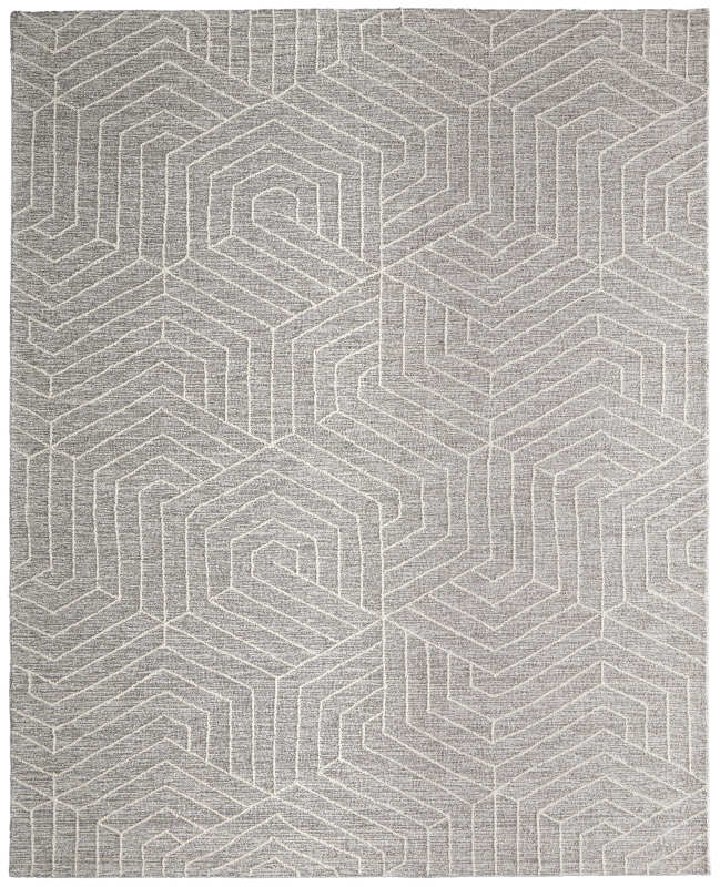 Emerson Modern Abstract, Grey/Ivory