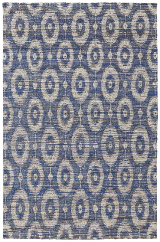 Lilliana Transitional Geometric, Blue/Grey/Tan
