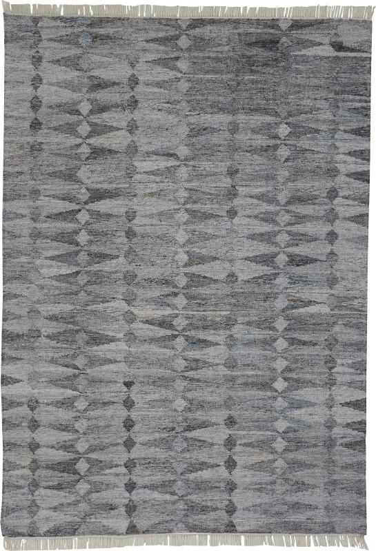 Beckett Transitional Moroccan, Grey/Silver/Ivory